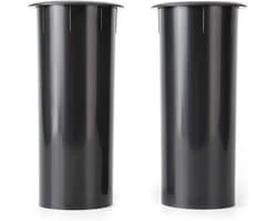 Inverter Buis Set van 2 - 60mm Openingsdiameter - 150mm Totale Lengte - Geschikt voor 6-10 Inch Luidsprekers