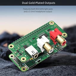 High-Res DAC Geluidskaart voor Raspberry Pi 5/4/3B+/Zero 2W - PCM5122 Audio Shield met RCA & 3.5mm Uitgang — thumbnail 2