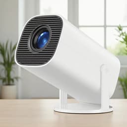 Kelseek beamer - Projector - Mini beamer - 4K - Home cinema - Streamen - Draagbaar - Digital projector - EU-stekker - Wit — thumbnail 3