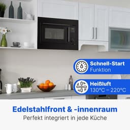 Inbouwmagnetron met Grill, Hetelucht en 25 Liter Ruimte — thumbnail 5