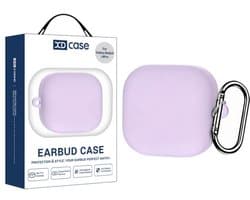 XDcase - hoesje geschikt voor Samsung Galaxy Buds 4 / 4 pro soft case cover - paars - TPU hoesje Beschermhoes - Samsung Galaxy Buds 4 / 4 Pro Cover - Buds4 hoesje - gel hoesje met sleutelhanger — afbeelding 1