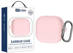 XDcase - hoesje geschikt voor Samsung Galaxy Buds 4 / 4 pro soft case cover - roze - TPU hoesje Beschermhoes - Samsung Galaxy Buds 4 / 4 Pro Cover - Buds4 hoesje - gel hoesje met sleutelhanger — thumbnail 1