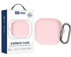 XDcase - hoesje geschikt voor Samsung Galaxy Buds 4 / 4 pro soft case cover - roze - TPU hoesje Beschermhoes - Samsung Galaxy Buds 4 / 4 Pro Cover - Buds4 hoesje - gel hoesje met sleutelhanger — afbeelding 1