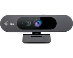 i-tec - Solomon Pro 900 - Webcam - 4K - Ai Auto Framing - 5 x Digitale zoom - 2 microfoons - Laptop & PC - Streaming - Plug & Play