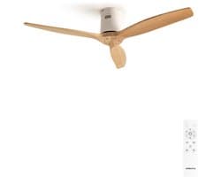 CREATE - Stille 40W plafondventilator met technische ABS bladen in verschillende maten - S - Geen licht - Afstandsbediening - WIND CALM