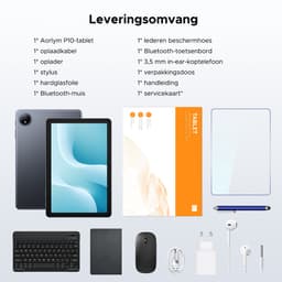 Aorlym P10 TAB - Tablet - 10,1 inch HD 90 Hz IPS - Android 16 - 48 GB RAM (8+40 GB) + 128 GB ROM - 7000 mAh - Dubbele luidsprekers - Volledige accessoirebundel met toetsenbord en stylus — thumbnail 3