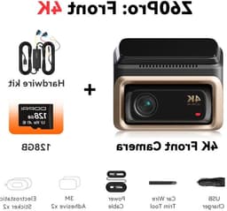 Dashcam – Autocamera – DVR – Videoregistratie – Bewegingsdetectie – 4K Ultra HD – 5GHz Wifi & ADAS Veiligheid — thumbnail 1