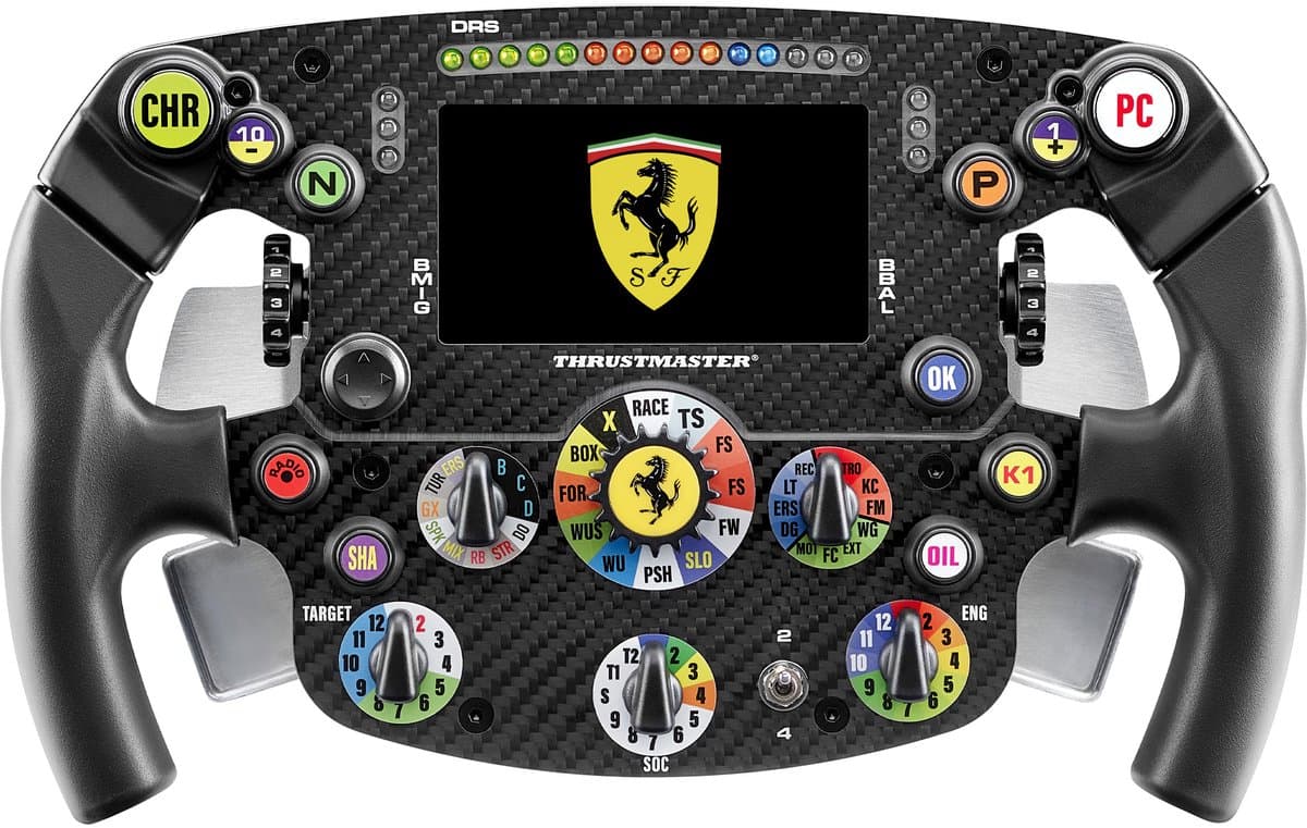 Thrustmaster Formula Wheel Add-On Ferrari SF-25 Edition – Officiële 1:1 Replica – PS5, PS4 & PC - uitgerust met de Next-Gen Quick Release — afbeelding 1