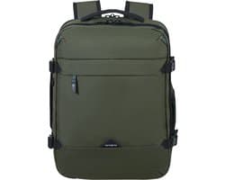 Samsonite Rugzak - Roadseeker Underseat Backpack S - dark olive - Ryanair conform - laptop 15.6 - 29 l