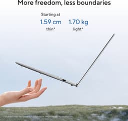ASUS Vivobook S16 S3607AA‑SH016W – Laptop – 16 inch – WUXGA – Intel Core Ultra 7 – 32GB/1TB – Wi‑Fi 6 – Zilver — thumbnail 4