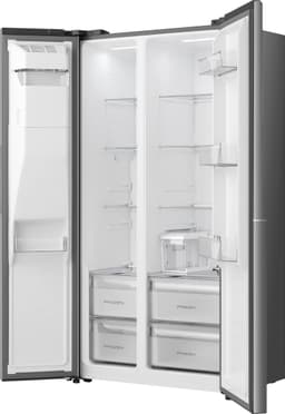 ETNA AKV5178IRVS - Amerikaanse koelkast - No-Frost - 178 cm hoog - 528 liter - Energielabel E - Invriesvermogen 10 kg/24u - Geluidsniveau 40 dB - LED Display - IJs- en waterdispenser - SuperCool - FastFreeze - Deuralarm - Multi Airflow – EnergySaving — thumbnail 19