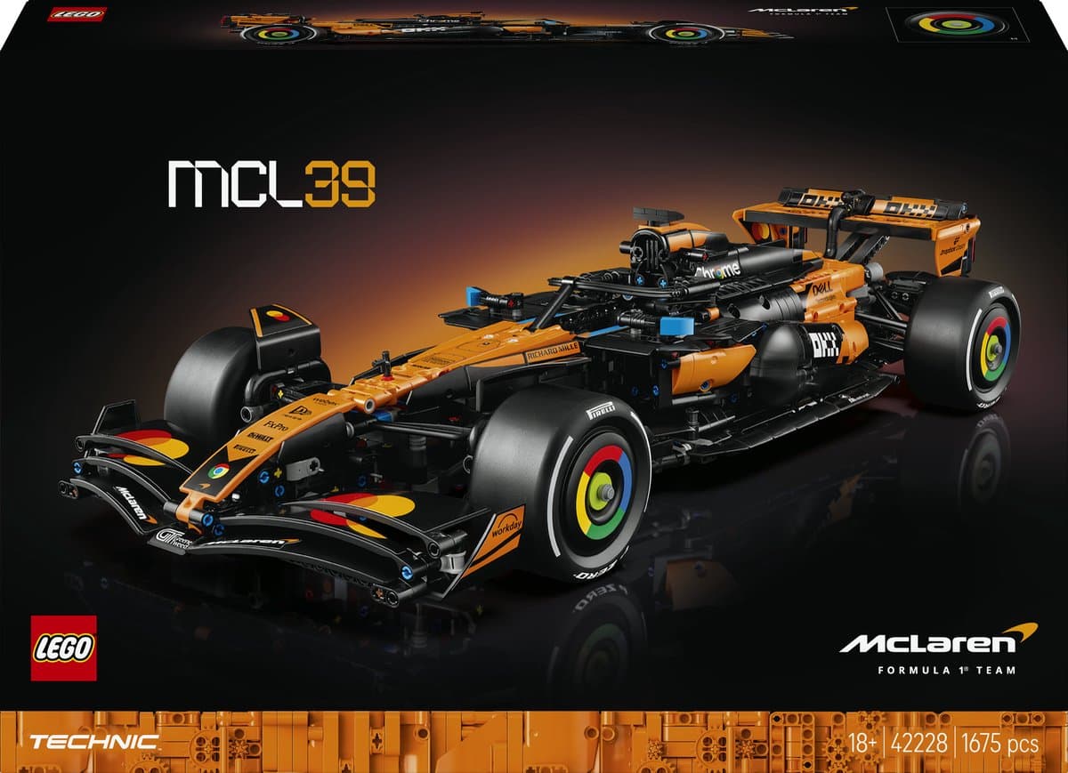Lego Technic 42228 Mclaren Mcl39 F1® Auto Bouwstenen — afbeelding 1