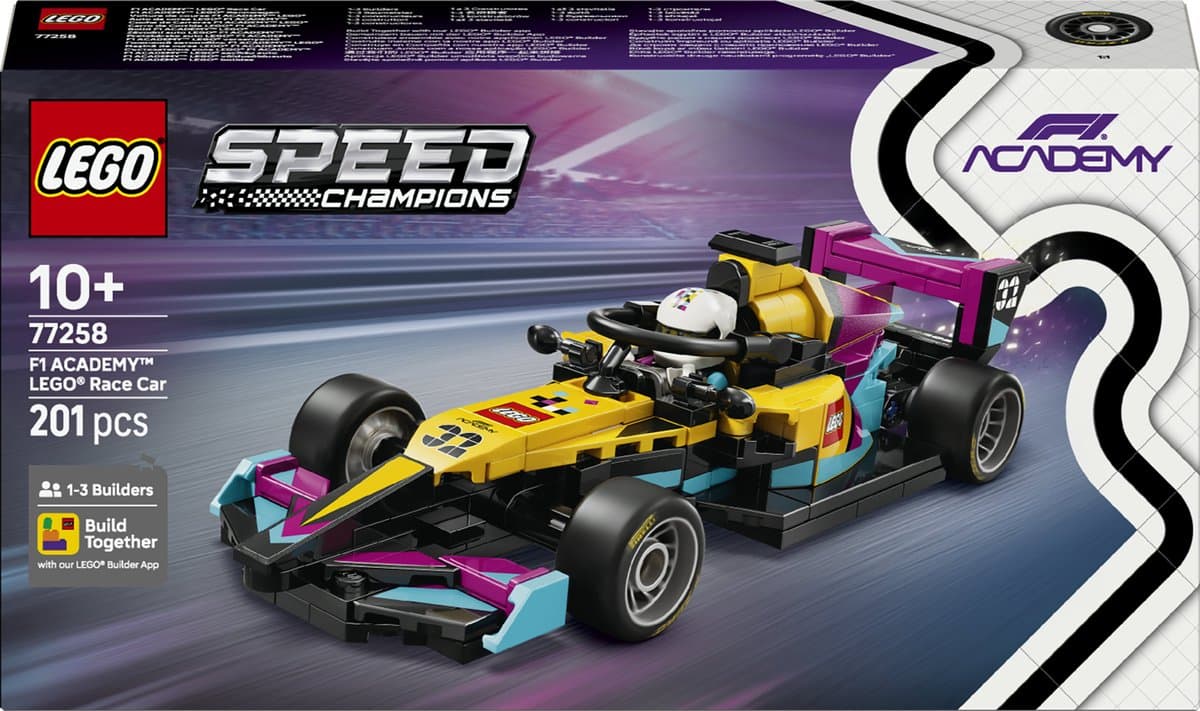 Lego Speed Champions 77258 F1 Academy™ Lego® Racewagen Bouwstenen — afbeelding 1