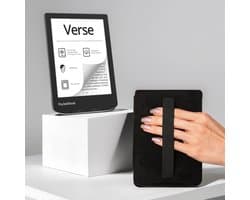 PocketBook Verse - E-reader - Mist Grey - Zwart met Elastiek Hoesje - Voordeelbundel