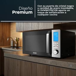 Magnetron met Grill en Heteluchtfunctie - 26 Liter - Zwart - 900W — thumbnail 5