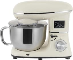 Krachtige Keukenmachine 1500W met Grote RVS Kom (6.2L) - Kneed-, Mix- en Roerfunctie met LCD — thumbnail 3