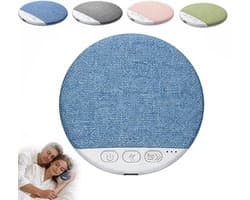 Slaapsprekers - Slaapkussenluidspreker - Bluetooth-luidspreker voor onder het kussen - Botgeleiding Technologie - Witte Ruis - Draadloos - mini-slaaphulpmiddel met botgeleiding - met rustgevende geluiden en slaaptimer - voor zijslapers - blauw