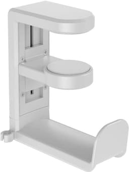 Allecto- Bureau Hoofdtelefoon Stand - Headset Haak - 360 Verstelbare Roterende Arm - Gaming - Houder - Onder Bureau - PC - Geschikt voor Allecto modellen - Zwart — thumbnail 1