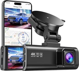 REDTIGER F7NS dashcam - Front 4k Resolution - 170 Degree Viewing Angle - Wi-Fi - GPS - Parking Mode - Night Vision - G-Sensor - 3.16-inch LCD Screen - Car Dashcam — thumbnail 1