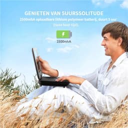 ieGeek Draagbare DVD Speler Auto - 11.5 Inch - 9,5 Inch Oogbeschermend Scherm - USB - Draaibaar Scherm - 5 Uur Oplaadbare Batterij - voor Kinderen en in de Auto - IK-902 - Blauw — thumbnail 3