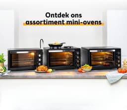 AMA® Heteluchtoven - Oven - Airfryer Oven - Zwart - 45 Liter — thumbnail 7