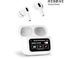 REBØNE OpenEar Sport Pro Earbuds - Draadloze Oortjes - Oordopjes met Oplaadcase - Wireless Earphones - In Ear Sport - Noise Cancelling - Draadloos - Bluetooth - Geschikt Voor o.a. IPhone en Samsung – Voor Smartphone en Laptop