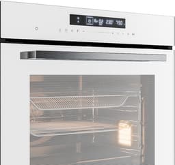 Klarstein Airjet inbouwoven - 72 liter elektrische oven met airfryer-modus, 13 kookfuncties, touchbediening, geëmailleerde binnenkant, A++ energieklasse, driedubbele beglazing, geïntegreerde enkele oven, wit — thumbnail 5