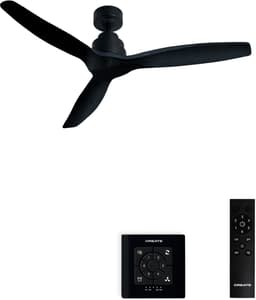 CREATE - Stille plafondventilator van 40 W met technische ABS-bladen, verkrijgbaar in verschillende maten - M - Geen licht - Controller voor wandmontage - WIND STYLANCE — thumbnail 1