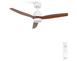 CREATE - Stille plafondventilator van 40 W met technische ABS-bladen, verkrijgbaar in verschillende maten - M - Met licht - Afstandsbediening - WIND STYLANCE