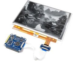9.7 inch E-Ink Scherm voor Raspberry Pi met Hoge Resolutie en Lage Stroomverbruik