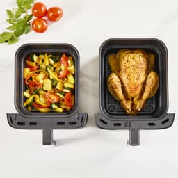 Moulinex Easy Fry Crispy Stack EZ7528F0 – Dual airfryer 10L – EvenFry technologie – Sync modus – 7 programma’s – Compacte heteluchtfriteuse — thumbnail 6