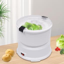 Elektrische Aardappelschilmachine - Automatische Dunschiller - Snel Groenten Schillen - 2-in-1 Functie - 1kg Capaciteit - Wit — thumbnail 2
