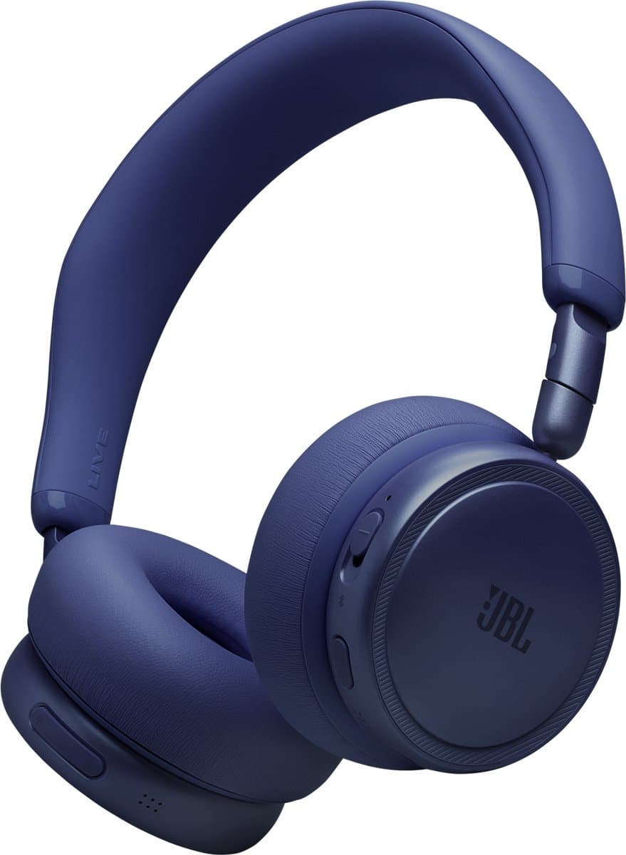 JBL Live 680NC - Draadloze Noise Cancelling Koptelefoon - Bluetooth On-Ear - 80 uur batterij - Multipoint - JBL Signature Sound - Blauw — afbeelding 1