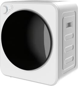 Mini Wasdroger – Kleine Droger – Compacte Wasdroger – Opbouwdroger – Luchtafvoerdroger – 5 Programma’s – Roestvrijstalen Omkeerbare Trommel – 800W/400W Vermogen — thumbnail 1