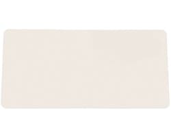 Witte PU Bureau Mat (80 x 40 cm) - Waterdicht En Krasvast Bureaublad Beschermer - Enkelzijdig Design Voor Laptop En Schrijven - Modern Kantoor Accessoire Voor Thuiswerkplek