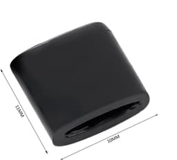 8 stuks - Siliconen beschermkap voor airfryer - Siliconen hoes voor airfryer - Zwart - Rubberen kussen voor airfryer - Rubberen vervangingsaccessoire voor airfryerbak — thumbnail 2
