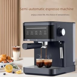 LUMÈ STORE Espressomachine – Koffiezetapparaat – Cappuccino Machine – Latte – Melkopschuimer – Semi Automatisch – 1,8L – Zwart — thumbnail 5