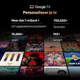 METZ 43MQF7500Z 43-inch (109 cm) QLED 4K UHD Google TV, HDR10+, Dolby Vision & Atmos, HDMI 2.1, VRR, MEMC, ingebouwde Chromecast, drievoudige tuner DVB-T/T2/C/S/S2, Eye Care met laag blauw licht — thumbnail 4