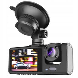 Dashcam Drievoudige Camera - Achteruitrijcamera met Touchscreen & 64GB SD-kaart - 1080P Full HD Parkeermodus — thumbnail 3