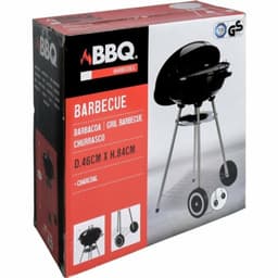 Kogelgrill houtskoolbarbecue op wielen - Ø46 cm — thumbnail 2