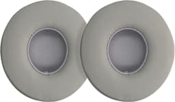 2x Vervangende Kussens voor Hoofdtelefoon - Geschikt voor Beats Solo 2 & Solo 3 Draadloos - Schapenvacht Stof - Lichtgrijs — thumbnail 1