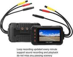 SolidChoice - 3 Inch Motorfiets Dashcam - 1080P Dubbele Camera - Waterdichte Rijrecorder - Geschikt voor Motoren - Ondersteuning Lusopname - Parkeerbe — thumbnail 2