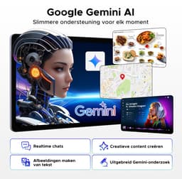 POCKAM P11 Tablet - 48GB RAM+128GB ROM/TF 2TB - Android 16 - 11 inch tablet 90Hz - T7250 - 8800mAh - 13MP+5MP - Gemini AI - Widevine L1 - Face ID - 5G WIFI - Dubbele luidsprekers - Pen, toetsenbord, muis - Zwart — thumbnail 5