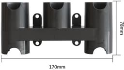 Houder Wandhouder - geschikt voor Dyson V11-, V10-, V8-, V7 - Ophangsysteem - Muurbeuge - Steelstofzuiger Onderdelenpakket - Grijs — thumbnail 2