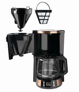 Bestron ACM800CO Koffiezetapparaat – 1,5L – 12 Koppen – Programmeerbare Timer – Warmhoudplaat – Permanentfilter – 1000W – Koper — thumbnail 4