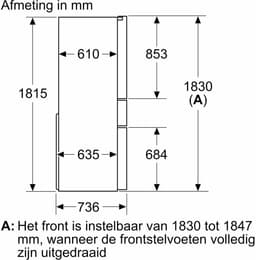 Siemens KF96RSBEA-1 Amerikaanse Koelkast met Wijnlade Zwart + 3 Jaar Gratis Extra Garantie — thumbnail 5