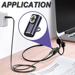 Oplaadkabeladapter voor hoofdtelefoon, magnetische converter voor hoofdtelefoon - USB C naar Type-C opladen - compatibel met Aeropex, OpenComm, OpenRun - set van 4 - type A. — thumbnail 4