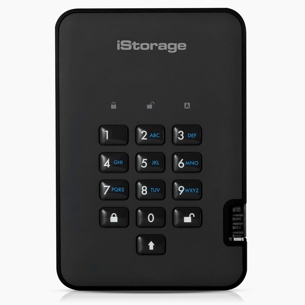 Beveiligde Draagbare SSD 512GB met Hardwareversleuteling en PIN-toegang — afbeelding 1