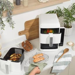 Verticale Airfryer 9L Digitaal Stapelbaar - Ruimtebesparend en Gezond Frituren — thumbnail 4