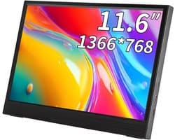 11,6 inch Draagbare Monitor HD IPS Tweede Scherm voor Laptop USB-C HDMI